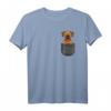 Puggle Mom Dad Hund in der Tasche T-Shirt – Lustiges Tierliebhaber Geschenk für Hundemütter und -väter zu Weihnachten, Geburtstag & Valentinstag