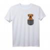 Puggle Mom Dad Hund in der Tasche T-Shirt – Lustiges Tierliebhaber Geschenk für Hundemütter und -väter zu Weihnachten, Geburtstag & Valentinstag