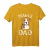 Beagle Dad Beagle Dog Vater Tierliebhaber T-Shirt – Klassisch geschnitten, doppelt genähter Saum, ideales Geschenk für Hundeliebhaber