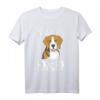 Beagle Dad Beagle Dog Vater Tierliebhaber T-Shirt – Klassisch geschnitten, doppelt genähter Saum, ideales Geschenk für Hundeliebhaber