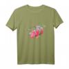 Blume Faultier Silhouette Faultier Tierliebhaber T-Shirt – Perfektes Geschenk für Natur- und Tierfans zu Weihnachten, Geburtstag, Vatertag oder Muttertag