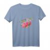 Blume Faultier Silhouette Faultier Tierliebhaber T-Shirt – Perfektes Geschenk für Natur- und Tierfans zu Weihnachten, Geburtstag, Vatertag oder Muttertag