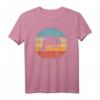 Seekuh Retro Vintage T-Shirt mit Sonnenuntergang - Meereskuh Design für Tierliebhaber, Surfer & Umweltfreunde