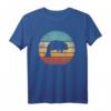 Seekuh Retro Vintage T-Shirt mit Sonnenuntergang - Meereskuh Design für Tierliebhaber, Surfer & Umweltfreunde