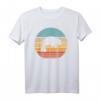 Seekuh Retro Vintage T-Shirt mit Sonnenuntergang - Meereskuh Design für Tierliebhaber, Surfer & Umweltfreunde