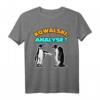 Kowalski Analyse Pinguin Lustiges Büro T-Shirt – Geschenkidee für Kollegen, Freunde und Familie zum Vatertag, Muttertag, Geburtstag oder Weihnachten