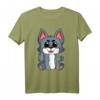 Cute Baby Wolf Kawaii Auge Wolf Tierliebhaber T-Shirt – Perfektes Geschenk für Wolf-Fans & Tierliebhaber zu Weihnachten & Geburtstagen