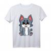 Cute Baby Wolf Kawaii Auge Wolf Tierliebhaber T-Shirt – Perfektes Geschenk für Wolf-Fans & Tierliebhaber zu Weihnachten & Geburtstagen