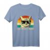 I Do What I Want - Retro Vintage Katzenbesitzer Tierliebhaber T-Shirt – Perfektes Geschenk für Katzenmütter, Katzenväter & Katzenfans