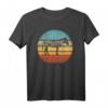 Zebra Retro Vintage T-Shirt mit Sonnenuntergang - Tierliebhaber & Zoo-Fans, unisex Design für Männer, Frauen, Jungen & Mädchen