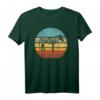 Zebra Retro Vintage T-Shirt mit Sonnenuntergang - Tierliebhaber & Zoo-Fans, unisex Design für Männer, Frauen, Jungen & Mädchen