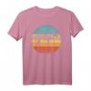 Zebra Retro Vintage T-Shirt mit Sonnenuntergang - Tierliebhaber & Zoo-Fans, unisex Design für Männer, Frauen, Jungen & Mädchen