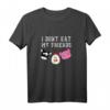 I Dont Eat My Friends Veganes Tierliebhaber T-Shirt – Humorvolles Statement für Veganer, Vegetarier und Tierfreunde