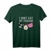 I Dont Eat My Friends Veganes Tierliebhaber T-Shirt – Humorvolles Statement für Veganer, Vegetarier und Tierfreunde