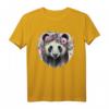 Niedliches Pandabär-Blumenkrone T-Shirt mit Aquarell-Design – Perfekt für Tierliebhaber, Blumenfans und Frühlingsliebhaber
