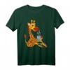 Lustiges Giraffe mit Kaffee Safari Tierliebhaber Grafikdesign T-Shirt - Perfektes Geschenk für Giraffenfans & Tierliebhaber