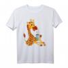 Lustiges Giraffe mit Kaffee Safari Tierliebhaber Grafikdesign T-Shirt - Perfektes Geschenk für Giraffenfans & Tierliebhaber