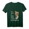 Damen Leopard T-Shirt mit V-Ausschnitt - Lustiges Tierliebhaber-Outfit für Mädchen & Damen, Perfekt als Geschenk zu Geburtstag & Weihnachten