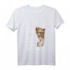 Damen Leopard T-Shirt mit V-Ausschnitt - Lustiges Tierliebhaber-Outfit für Mädchen & Damen, Perfekt als Geschenk zu Geburtstag & Weihnachten