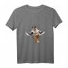 Damen Giraffen Gesicht Niedlich Tierliebhaber T-Shirt mit V-Ausschnitt – Stylisch & Trendiges Geschenk für Zoo- und Tierparkfans
