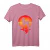 Otter im Sonnenuntergang T-Shirt – Lustige Geschenkidee für Otterfans, Tierpfleger & Tierliebhaber