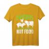 Friends Not Food Vegan Spruch T-Shirt für Tierliebhaber & Tierschützer - Lustiges Geschenk zum Geburtstag für Veganer, Vegetarier & Tierfreunde