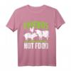 Friends Not Food Vegan Spruch T-Shirt für Tierliebhaber & Tierschützer - Lustiges Geschenk zum Geburtstag für Veganer, Vegetarier & Tierfreunde