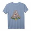 Dackel Weihnachtsbaum-Design T-Shirt – Perfektes Weihnachtsgeschenk für Hundeliebhaber, Familie & Tierfreunde