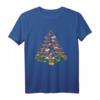Dackel Weihnachtsbaum-Design T-Shirt – Perfektes Weihnachtsgeschenk für Hundeliebhaber, Familie & Tierfreunde
