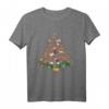 Dackel Weihnachtsbaum-Design T-Shirt – Perfektes Weihnachtsgeschenk für Hundeliebhaber, Familie & Tierfreunde