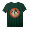 Qualle Retro Vintage T-Shirt im Sonnenuntergang – Meerestier Design für Tierliebhaber, Taucher, Surfer & Umweltaktivisten