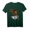 Steampunk Wolf Shirt mit Getriebe und Tiergesicht – Perfekt für Wolfsliebhaber, Tierfreunde und Steampunk-Fans