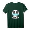 Süßer Panda mit Mundschutz T-Shirt – Geschenk für Tierliebhaber, Unterstützer des Tierschutzes & Masken-Fans