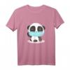 Süßer Panda mit Mundschutz T-Shirt – Geschenk für Tierliebhaber, Unterstützer des Tierschutzes & Masken-Fans