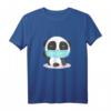 Süßer Panda mit Mundschutz T-Shirt – Geschenk für Tierliebhaber, Unterstützer des Tierschutzes & Masken-Fans