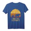Rette die Elefanten Tierliebhaber T-Shirt – Tolles Geschenk für Tier- und Elefantenfreunde