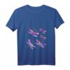 Damen Libellen T-Shirt - Buntes Insekten Motiv für Tierliebhaber, Entomologen & Naturliebhaber, ideales Geschenk für Muttertag, Geburtstag & Weihnachten