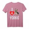 I Love My Yorkie – Kleines Yorkshire Terrier Tierliebhaber T-Shirt für Hundeliebhaber & Tierfreunde