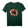 Lustiges Stier T-Shirt mit großen Hörnern für Bullenlauf-Fans und Tierliebhaber – Perfektes Geschenk für Geburtstage, Weihnachten & mehr