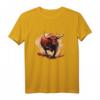 Lustiges Stier T-Shirt mit großen Hörnern für Bullenlauf-Fans und Tierliebhaber – Perfektes Geschenk für Geburtstage, Weihnachten & mehr