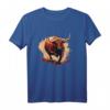 Lustiges Stier T-Shirt mit großen Hörnern für Bullenlauf-Fans und Tierliebhaber – Perfektes Geschenk für Geburtstage, Weihnachten & mehr