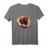 Lustiges Stier T-Shirt mit großen Hörnern für Bullenlauf-Fans und Tierliebhaber – Perfektes Geschenk für Geburtstage, Weihnachten & mehr