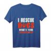 Ich rette Hunde. Tierheim Hund Tierschutz T-Shirt – Perfektes Geschenk für Tierretter & Tierschützer