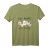 Save Animals Eat People Veganer Vegetarier Go Veggie Tank Top – Lustiges Tierrechts-Design für Veganer und Tierschutzfans