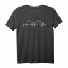 Igel Herzschlag Puls EKG T-Shirt für Igelliebhaber & Waldbewohner - Lustiges Tiermotiv Geschenk für Tierschützer und Naturfreunde