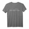 Igel Herzschlag Puls EKG T-Shirt für Igelliebhaber & Waldbewohner - Lustiges Tiermotiv Geschenk für Tierschützer und Naturfreunde