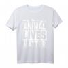 Animal Lives Matter Vegetarier T-Shirt - Veganer Tierschutz Design, Perfektes Geschenk für Veganer und Vegetarier zum Geburtstag