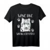 Save The Snow Leopard Schneeleopard Katze Tierschutz T-Shirt – Unterstütze den Schutz der bedrohten Wildkatze, perfektes Geschenk für Tierliebhaber und Naturschützer