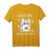 Save The Snow Leopard Schneeleopard Katze Tierschutz T-Shirt – Unterstütze den Schutz der bedrohten Wildkatze, perfektes Geschenk für Tierliebhaber und Naturschützer
