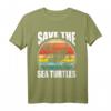 Rettet die Schildkröten - Natur- und Meeresschutz T-Shirt für Umweltschützer, Naturschützer & Schildkröten Fans